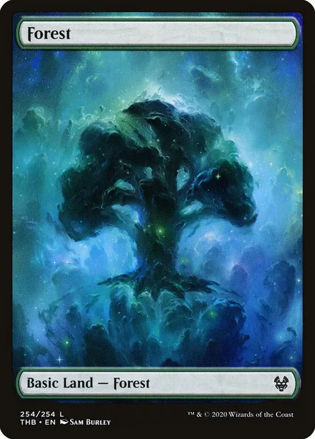 Forest, Magic card THB 254 — Theros Beyond Death set