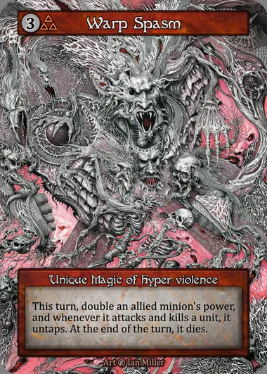 Warp Spasm, Sorcery card BET 267 — Beta set