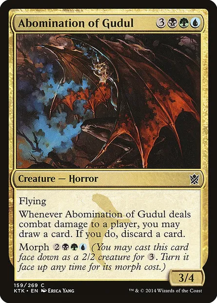Abomination of Gudul, Magic card KTK 159 — Khans of Tarkir set