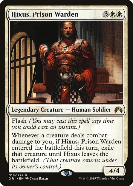 Hixus, Prison Warden, Magic card ORI 19 — Magic Origins set
