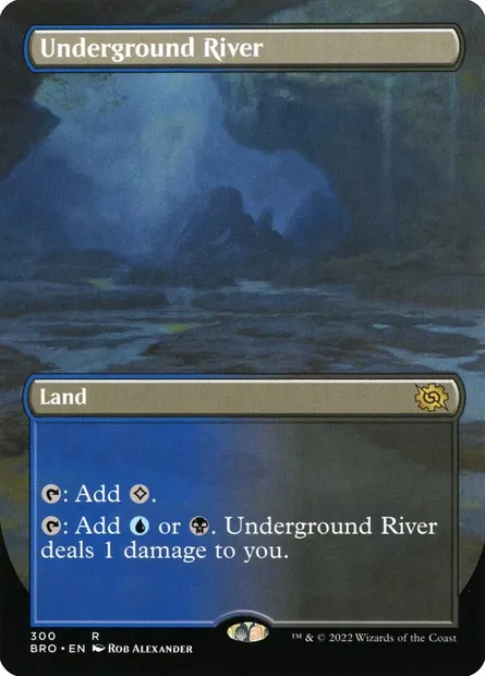 Underground River, Magic card BRO 300 — The Brothers' War set