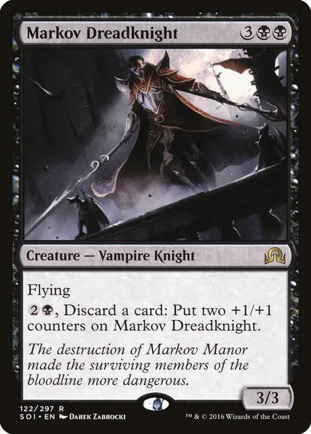 Markov Dreadknight, Magic card SOI 122 — Shadows over Innistrad set