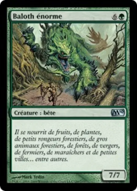 Baloth énorme, carte Magic M10 180 — extension Magic 2010