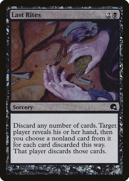 Last Rites, Magic card PD3 21 — Premium Deck Series: Graveborn set
