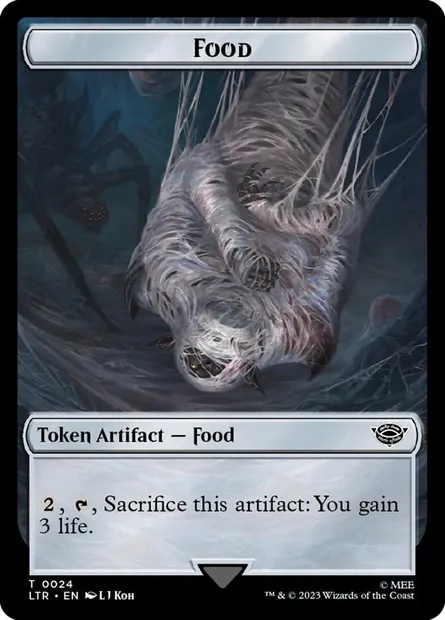 Food, Magic card TLTR 24 — Tales of Middle-earth Tokens set