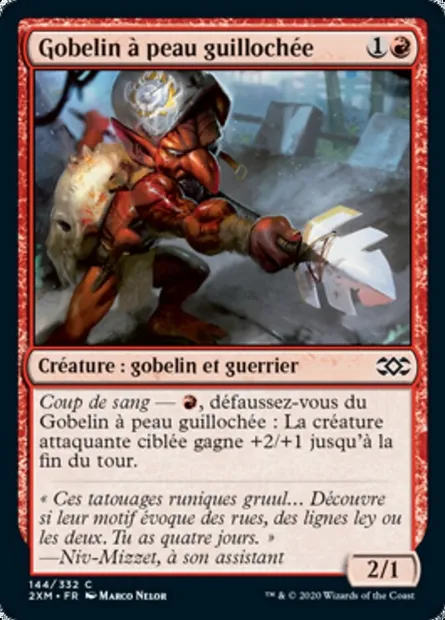 Gobelin à peau guillochée, carte Magic 2XM 144 — extension Double Masters