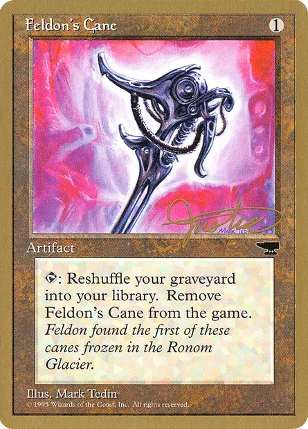 Feldon's Cane, Magic card PTC mj50 — Pro Tour Collector Set set
