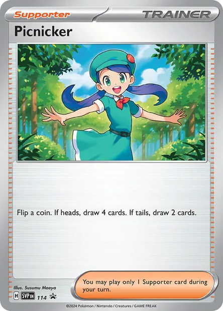 Picnicker, Pokémon card PR-SV 114 — SVP Black Star Promos set