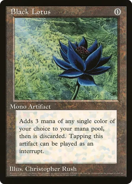 Black Lotus, Magic card O90P 2 — Oversized 90's Promos set