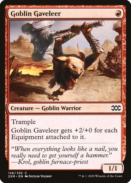 Goblin Gaveleer, Magic card 2XM 126 — Double Masters set