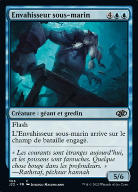 Envahisseur sous-marin, carte Magic J22 366 — extension Jumpstart 2022