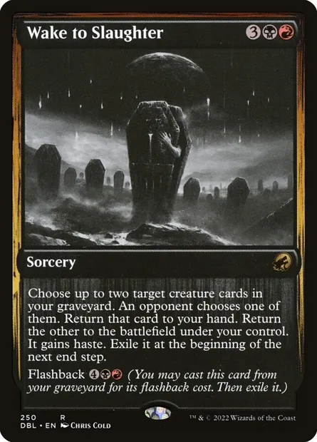 Wake to Slaughter, Magic card DBL 250 — Innistrad: Double Feature set