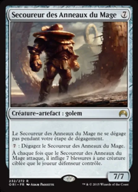 Secoureur des Anneaux du Mage, carte Magic ORI 232 — extension Magic Origines