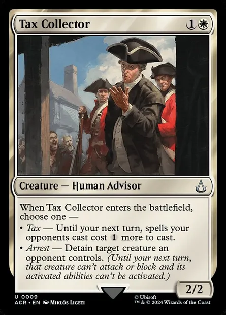 Tax Collector, Magic card ACR 9 — Assassin's Creed set