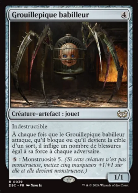 Grouillepique babilleur, carte Magic DSC 39 — extension Duskmourn: House of Horror Commander