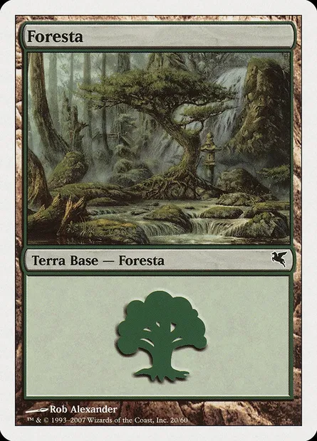 Forêt, carte Magic PSAL K20 — extension Salvat 2005