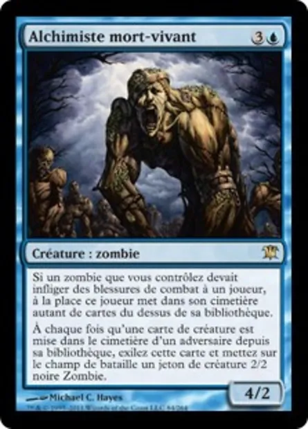 Alchimiste mort-vivant, carte Magic ISD 84 — extension Innistrad