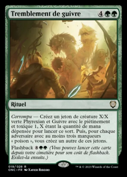 Tremblement de guivre, carte Magic ONC 19 — extension Phyrexia: All Will Be One Commander