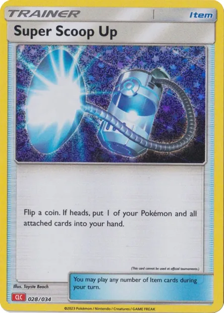 Super Scoop Up, Pokémon card CLC 028 — Pokémon TCG Classic: Charizard & Ho-Oh ex Deck set