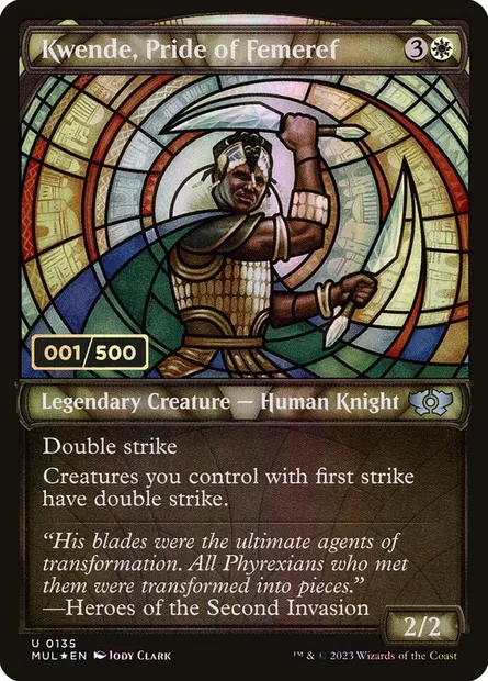 Kwende, Pride of Femeref, Magic card MUL 135z — Multiverse Legends set