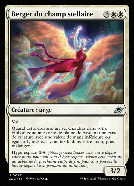 Berger du champ stellaire, carte Magic EOE 37 — extension Edge of Eternities