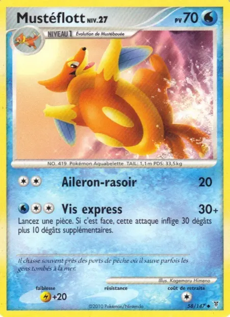Mustéflott, carte Pokémon SV 58 — extension Vainqueurs Suprêmes