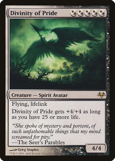Divinity of Pride, Magic card EVE 86 — Eventide set