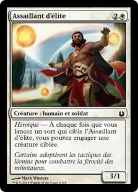 Assaillant d'élite, carte Magic BNG 8 — extension Créations divines