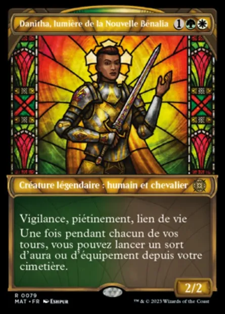 Danitha, lumière de la Nouvelle Bénalia, carte Magic MAT 79 — extension L'invasion des machines : le jour d'après
