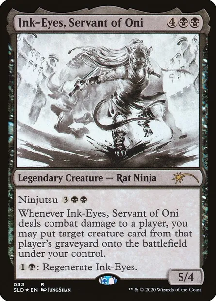 Ink-Eyes, Servant of Oni, Magic card SLD 33 — Secret Lair Drop set