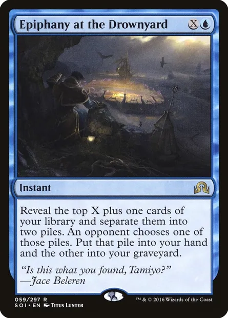 Epiphany at the Drownyard, Magic card SOI 59 — Shadows over Innistrad set