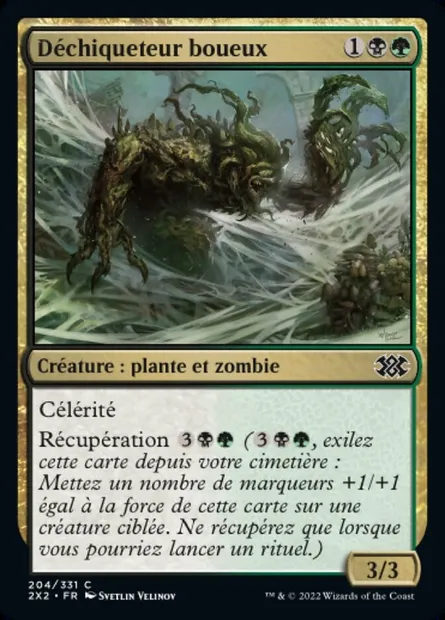 Déchiqueteur boueux, carte Magic 2X2 204 — extension Double Masters 2022
