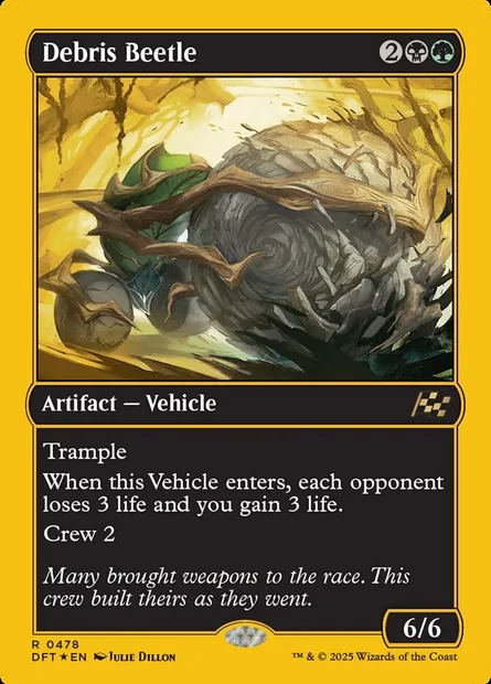 Debris Beetle, Magic card DFT 478 — Aetherdrift set