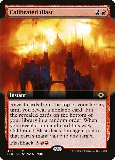 Calibrated Blast, Magic card MH2 456 — Modern Horizons 2 set