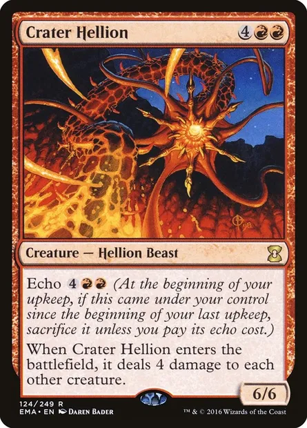 Crater Hellion, Magic card EMA 124 — Eternal Masters set