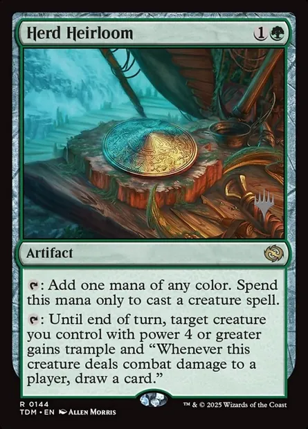Herd Heirloom, Magic card PTDM 144p — Tarkir: Dragonstorm Promos set