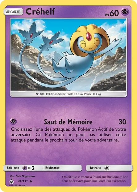 Créhelf, carte Pokémon FLI 41 — extension Lumière Interdite