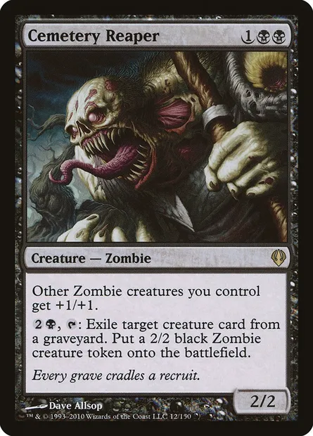 Cemetery Reaper, Magic card ARC 12 — Archenemy set