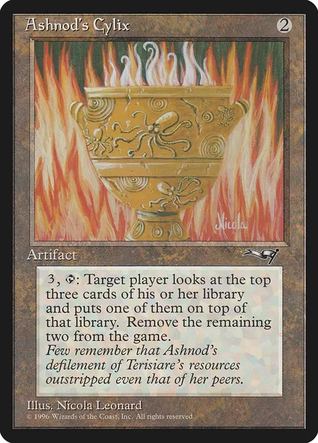 Ashnod's Cylix, Magic card ALL 117 — Alliances set
