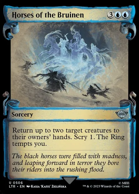 Horses of the Bruinen, Magic card LTR 506 — The Lord of the Rings: Tales of Middle-earth set