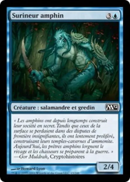Surineur amphin, carte Magic M12 43 — extension Magic 2012