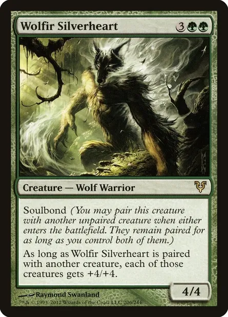 Wolfir Silverheart, Magic card AVR 206 — Avacyn Restored set