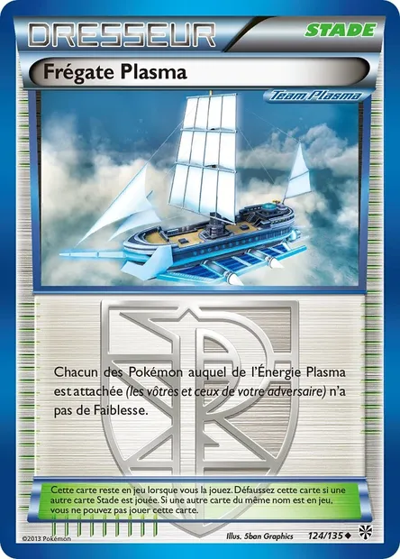 Frégate Plasma, carte Pokémon PLS 124 — extension Tempète Plasma
