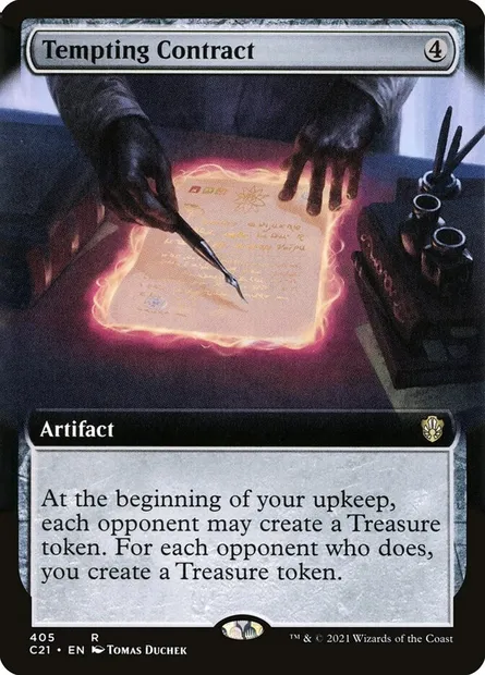 Tempting Contract, Magic card C21 405 — Commander 2021 set