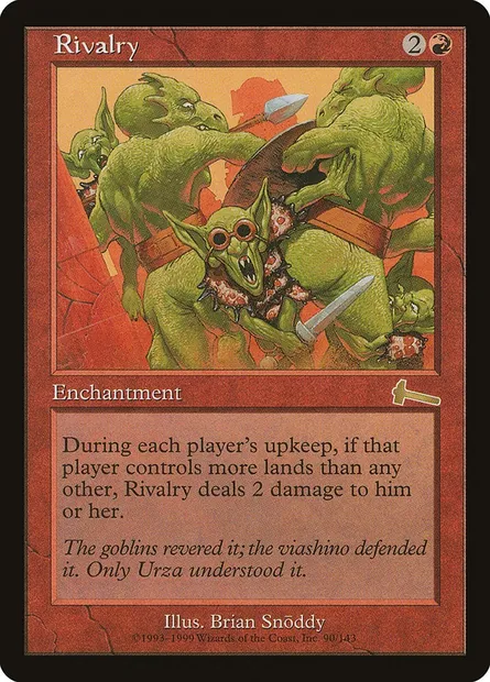 Rivalry, Magic card ULG 90 — Urza's Legacy set