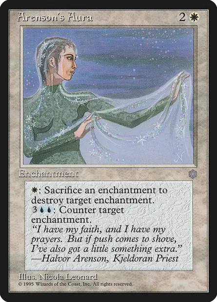 Arenson's Aura, Magic card ICE 3 — Ice Age set