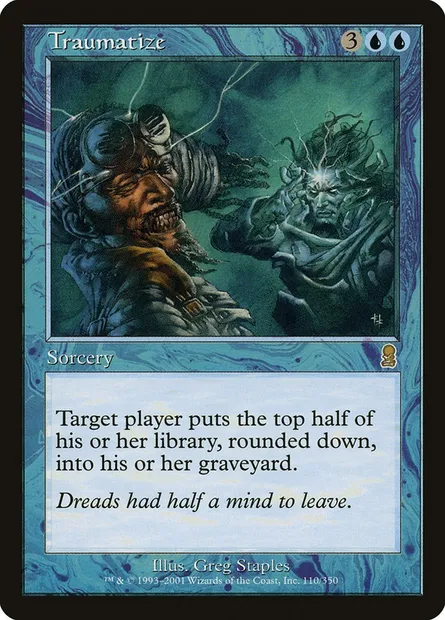 Traumatize, Magic card ODY 110 — Odyssey set