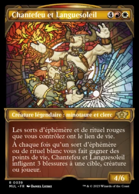 Chantefeu et Languesoleil, carte Magic MUL 39 — extension Multiverse Legends