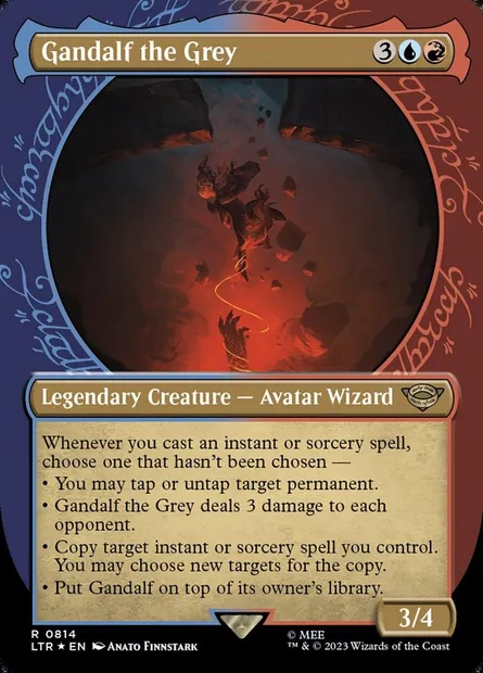 Gandalf the Grey, Magic card LTR 814 — The Lord of the Rings: Tales of Middle-earth set