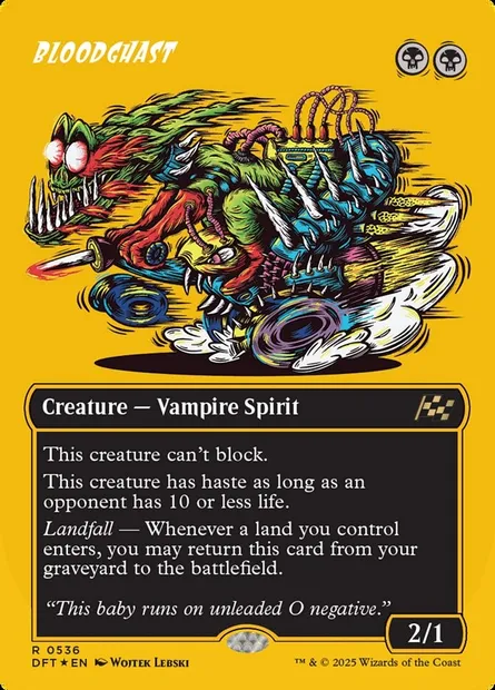 Bloodghast, Magic card DFT 536 — Aetherdrift set